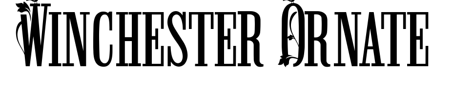 Winchester Ornate cкачати шрифт безкоштовно